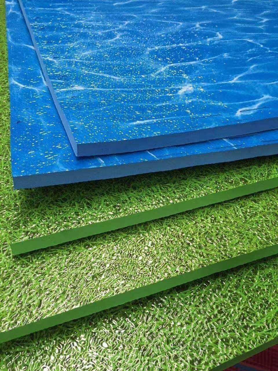 Thảm xốp vân cỏ, sóng biển và vân gỗ 1mx1mx2cm