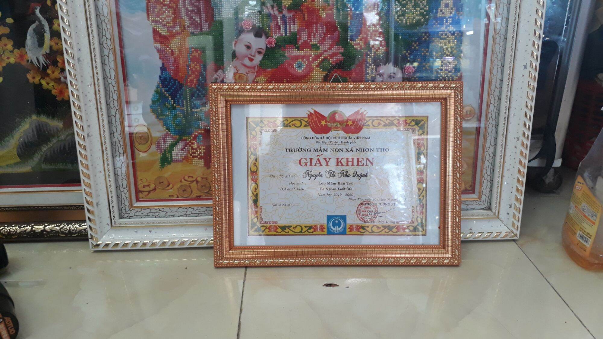 KHUNG ẢNH BẰNG KHEN 21X30 KHỔ A4 ĐẸP. BẢO HÀNH GÃY VỠ