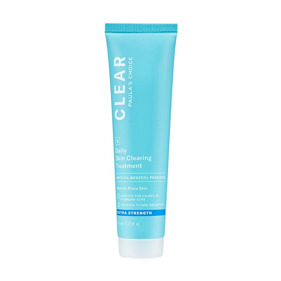 Kem chấm mụn giảm sưng đỏ clear extra strength daily skin clearing treatment with 5% benzoyl peroxide