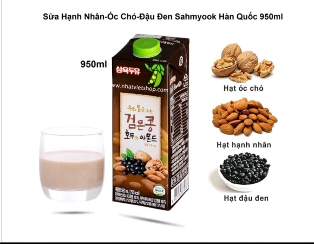 Sữa Óc Chó Hàn Quốc Sahmyook 950ml.
