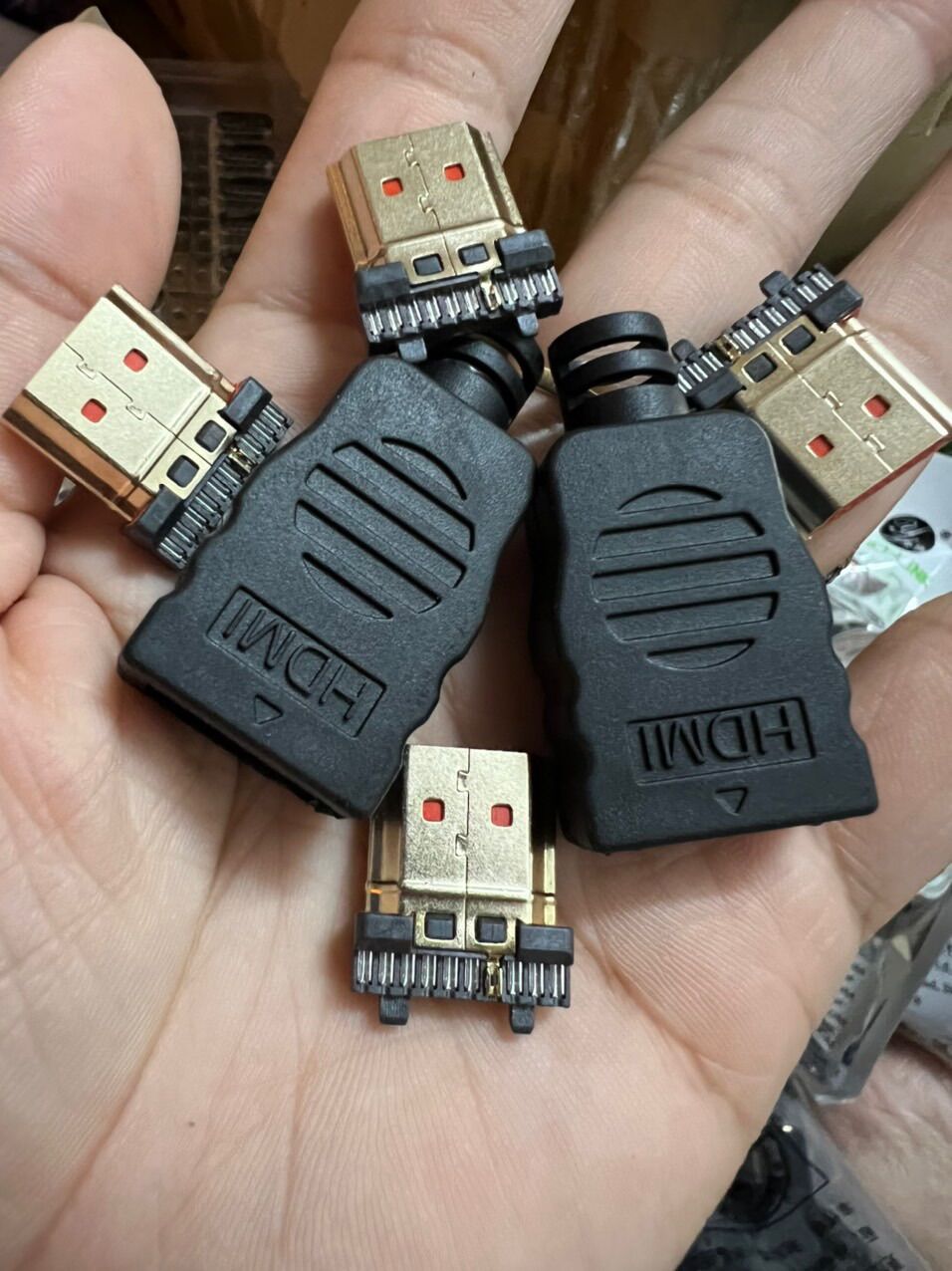 Đầu jack hdmi hàn kèm vỏ - đơn giá 1 chiếc