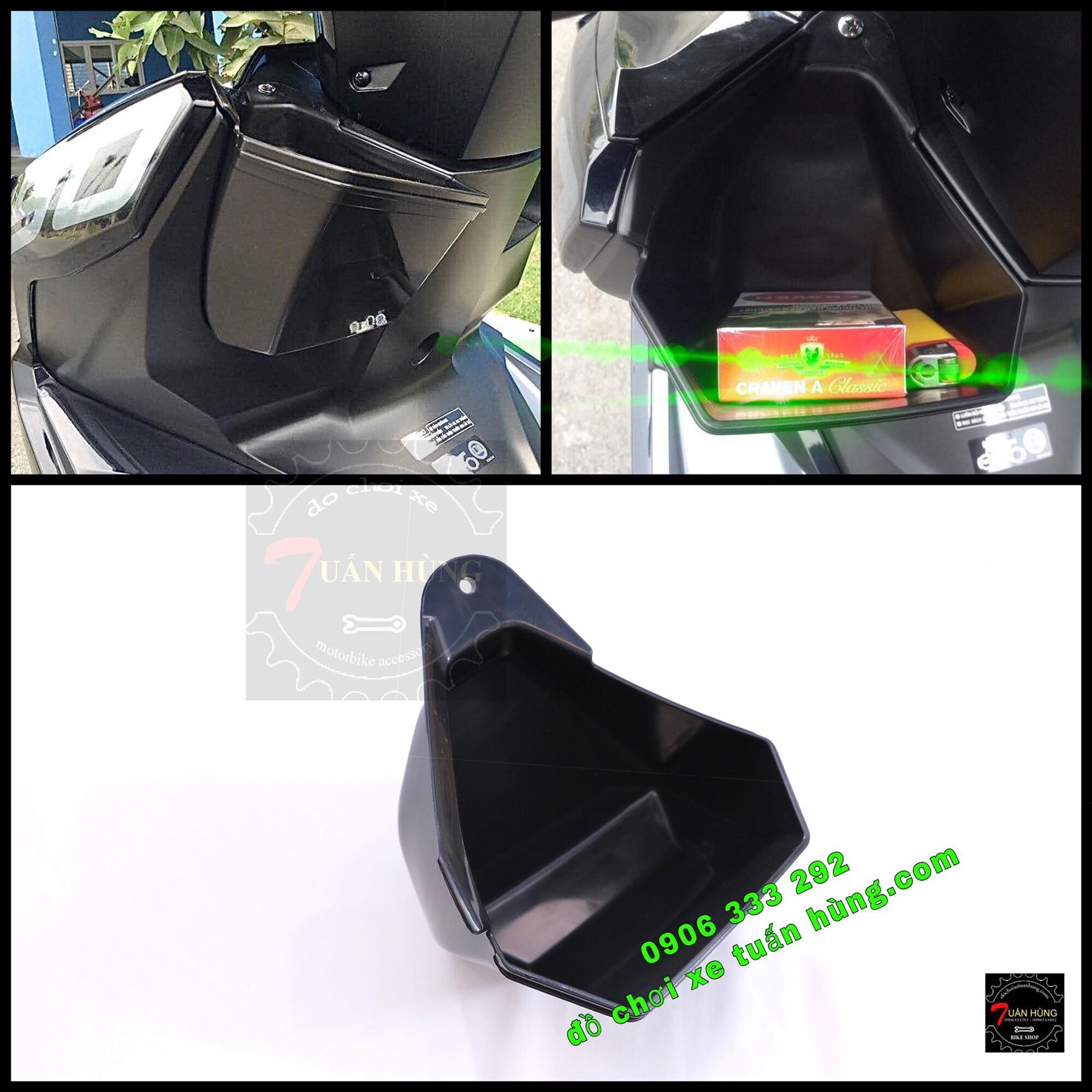 Hộc đựng đồ ab airblade 2020-2023 - ab125/ ab150/ ab160 - đồ chơi xe ab