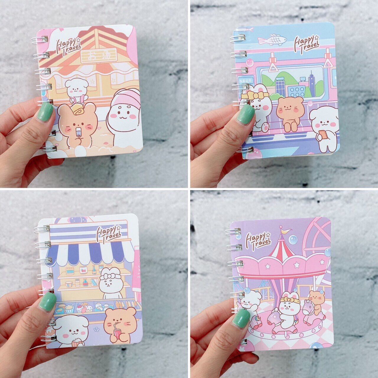 Sổ lò xo A7 nhiều hình dễ thương (giao hình ngẫu nhiên)