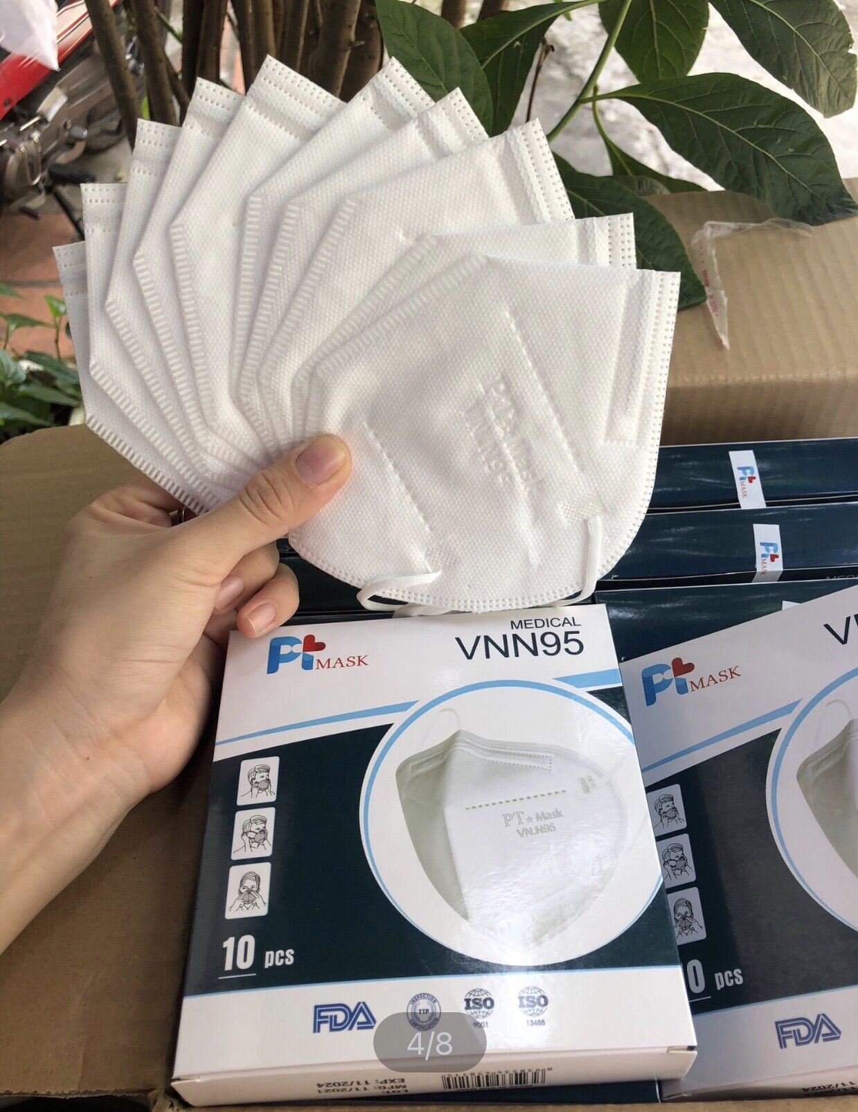 [VN95]Sỉ 1 thùng 100 hộp khẩu trang VNN95 PT(10 cái/hộp)