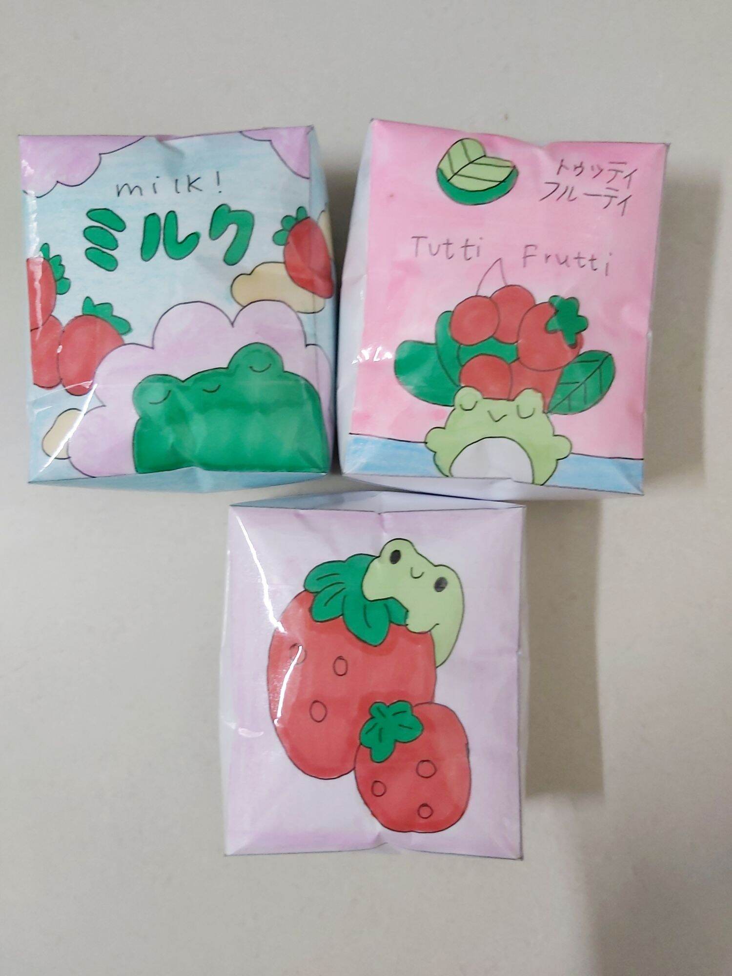 Squishy giấy sữa ếch nhiều loại chậm tăng