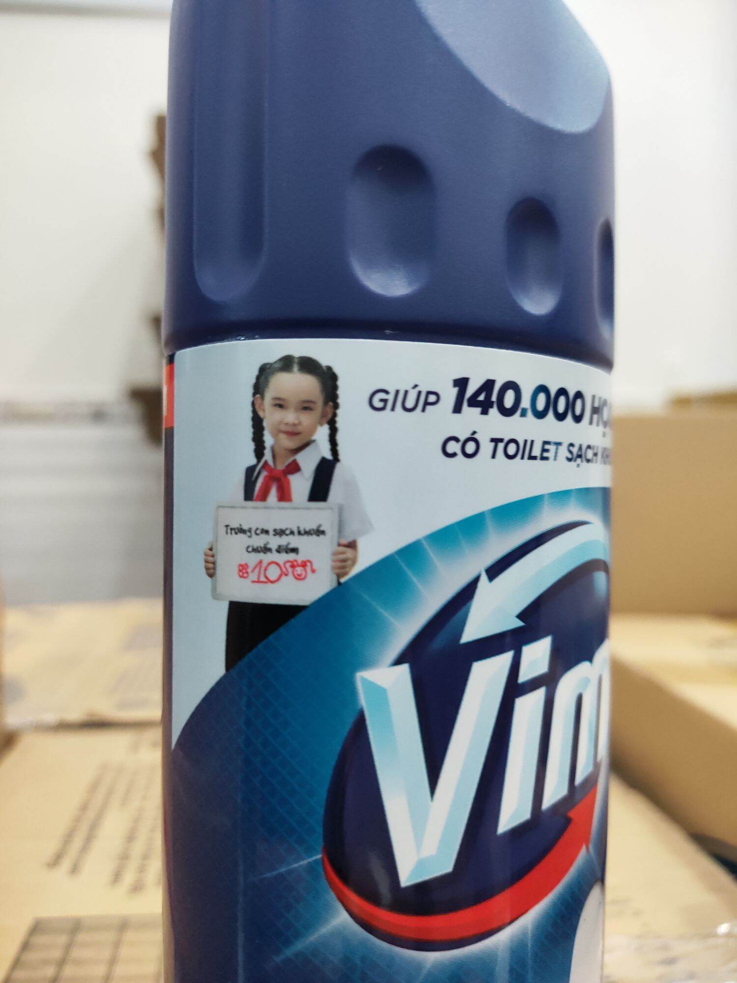 Vim tẩy bồn cầu nhà tắm 450ml
