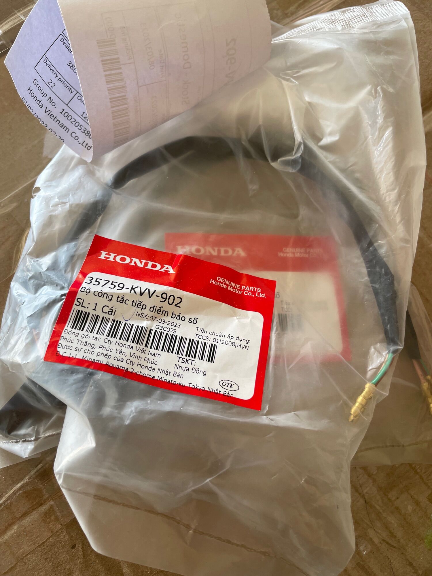 Dây báo số Honda super dream
