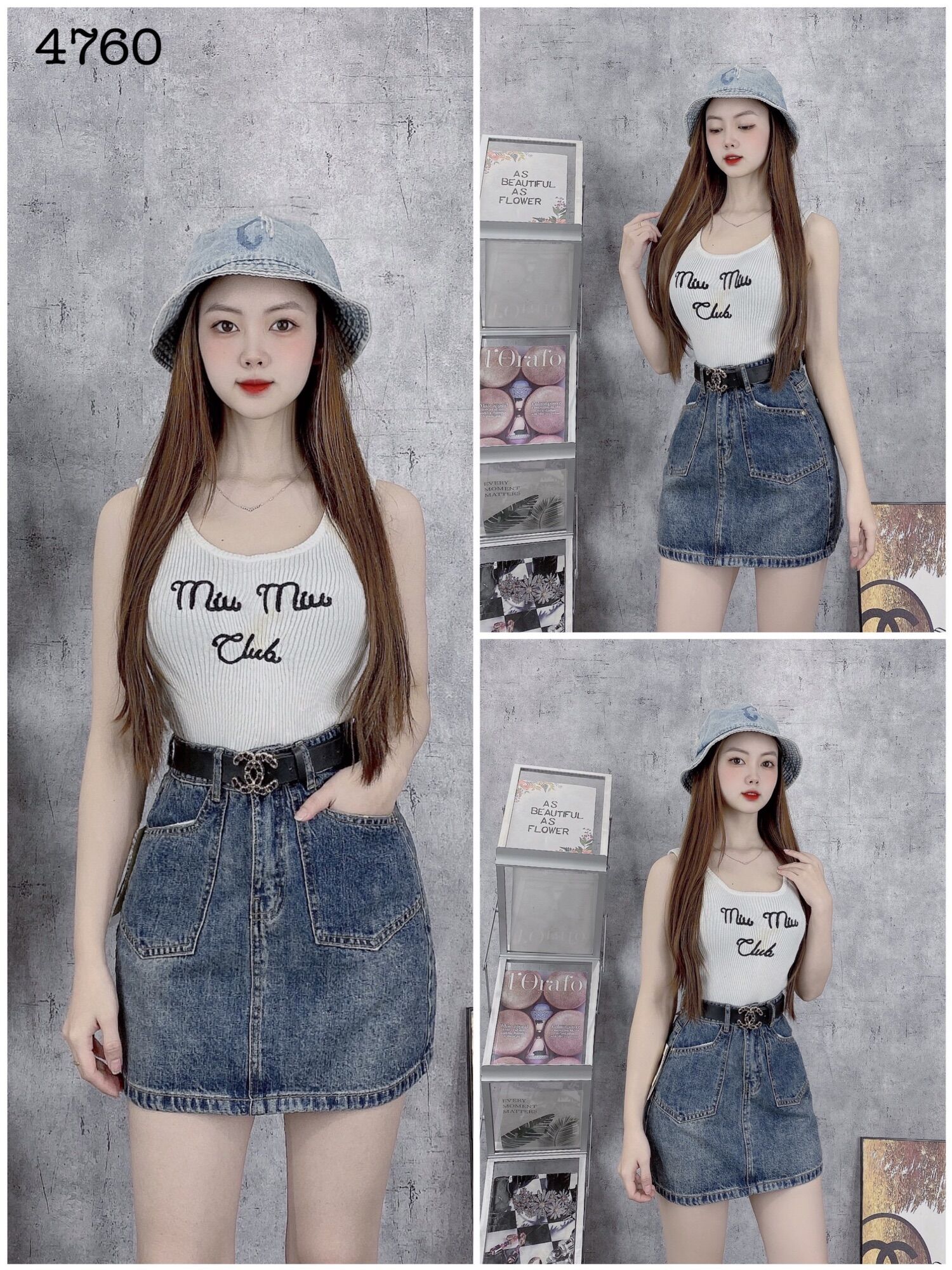 Chân váy bò nhà e rất nhiều mẫu hot năm nay ạ