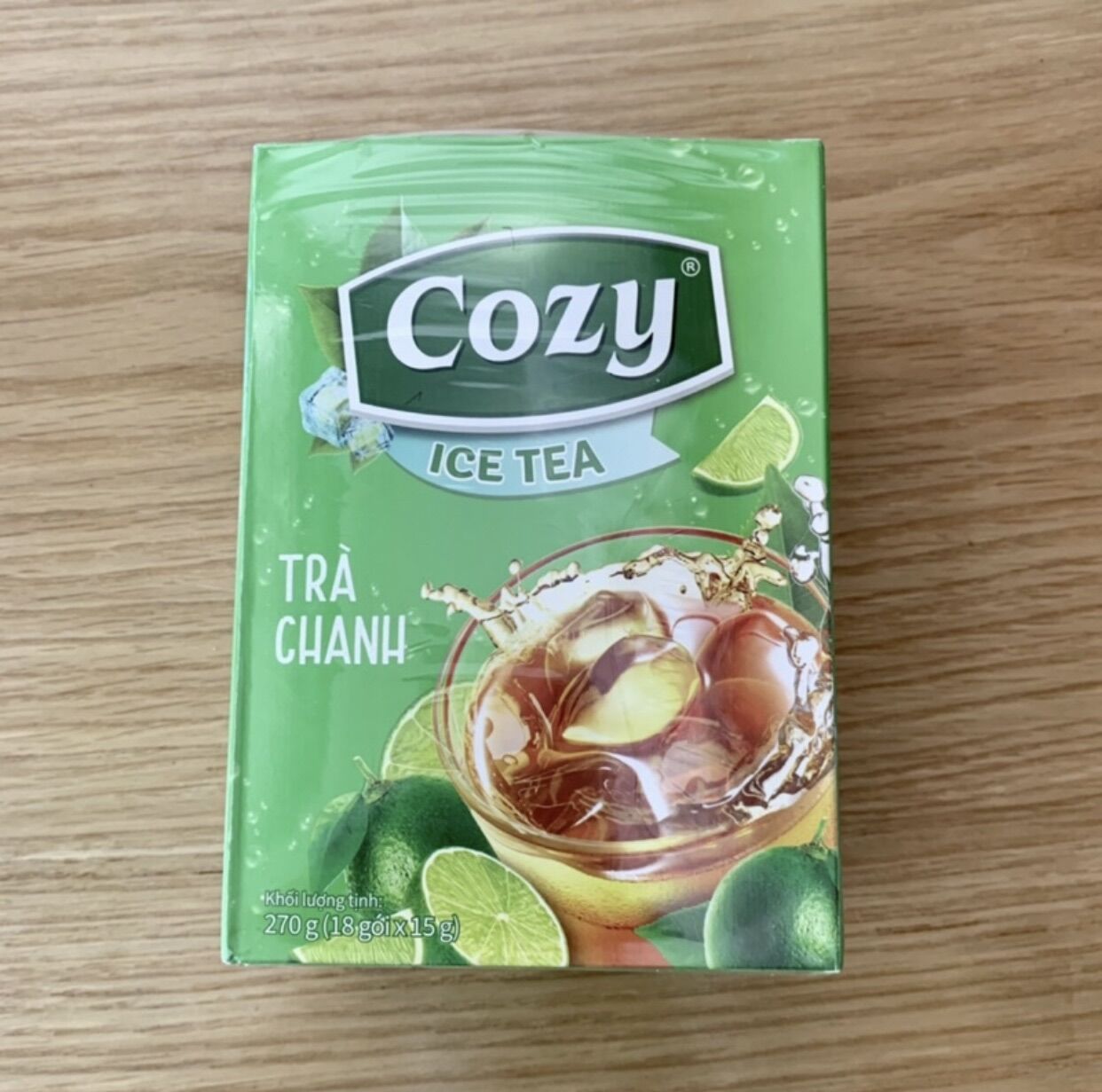 Trà Cozy Chanh Hoà Tan (18 gói x15g)