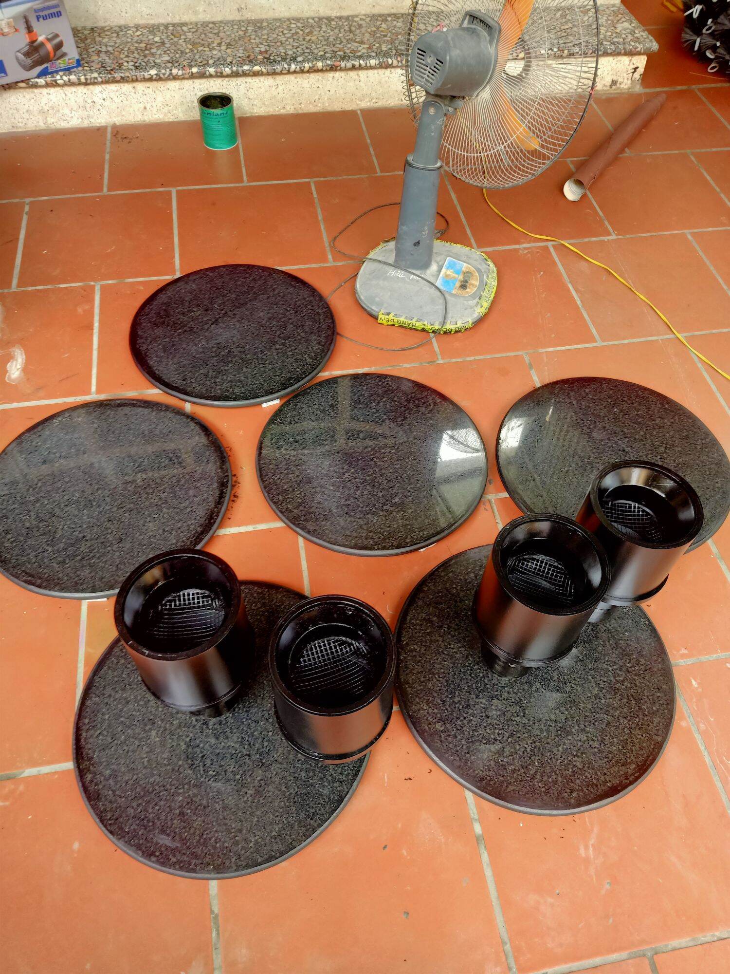 nấm đáy bể cá koi  .nấm đáy hồ cá