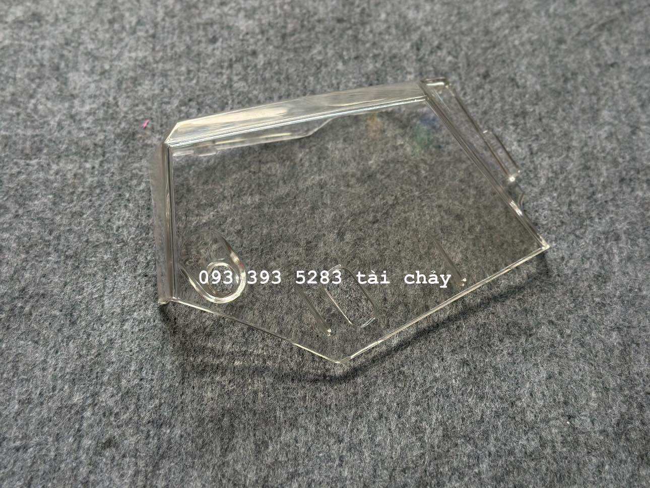 Nắp mica che nước mát trong suốt cho dè con ab