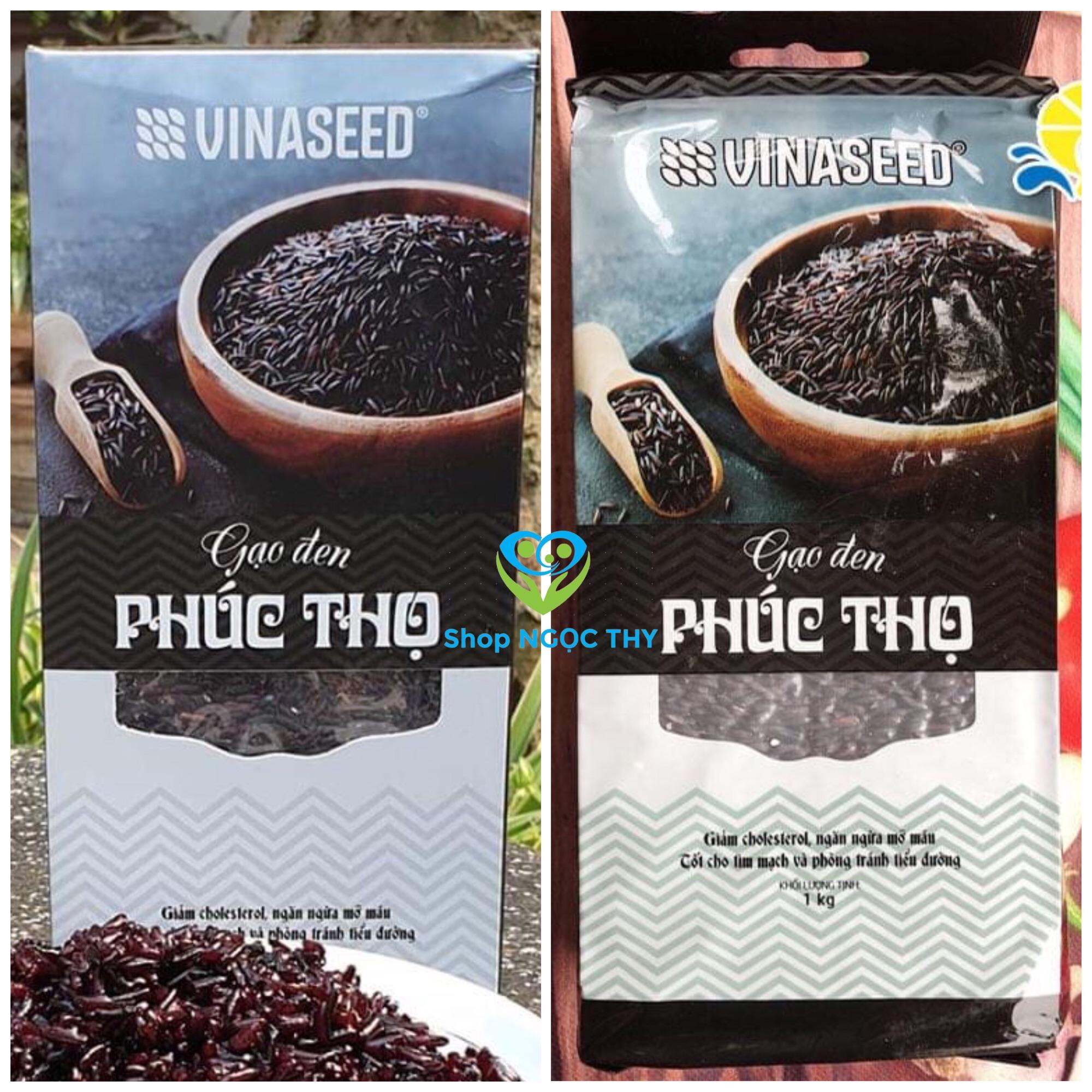 Gạo lứt đen Phúc Thọ Vinaseed 1kg top gạo lứt chất lượng