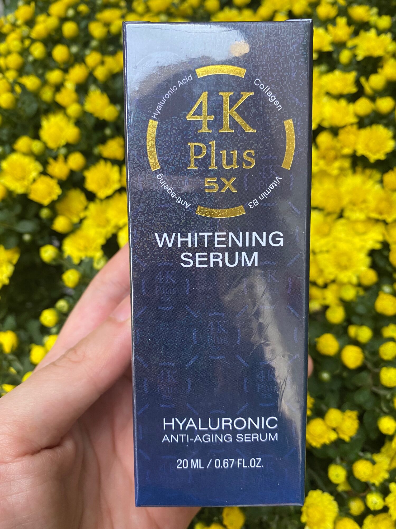 Chai serum 4k plus 5x whitening 20ml 100% chính hãng thái lan