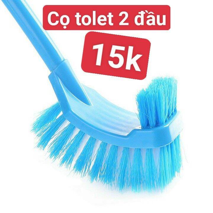 Cây cọ toilet 2 đầu siêu tiện lợi
