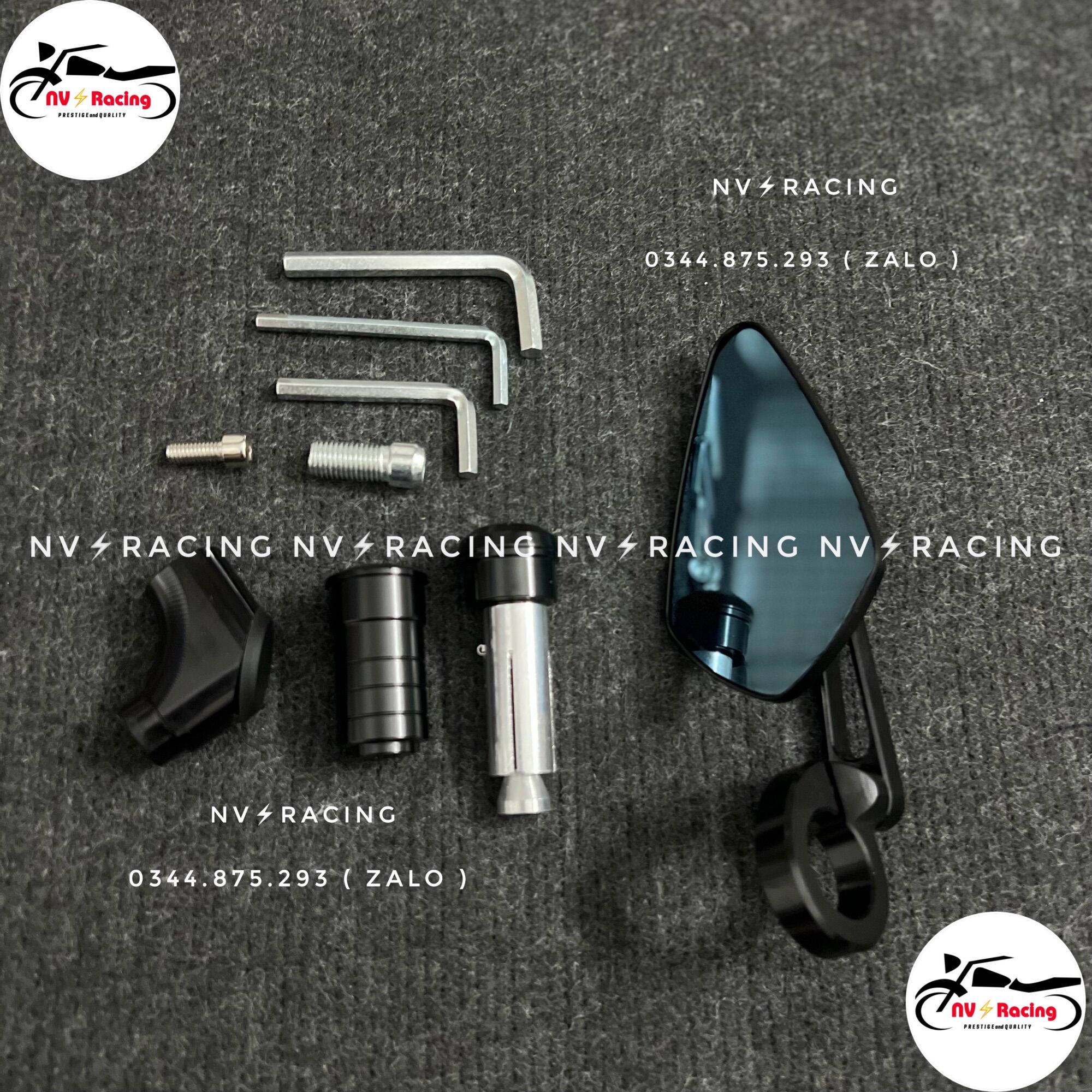[ Chính hãng ] Gương ( kiếng ) chiếu hậu lá motogadget