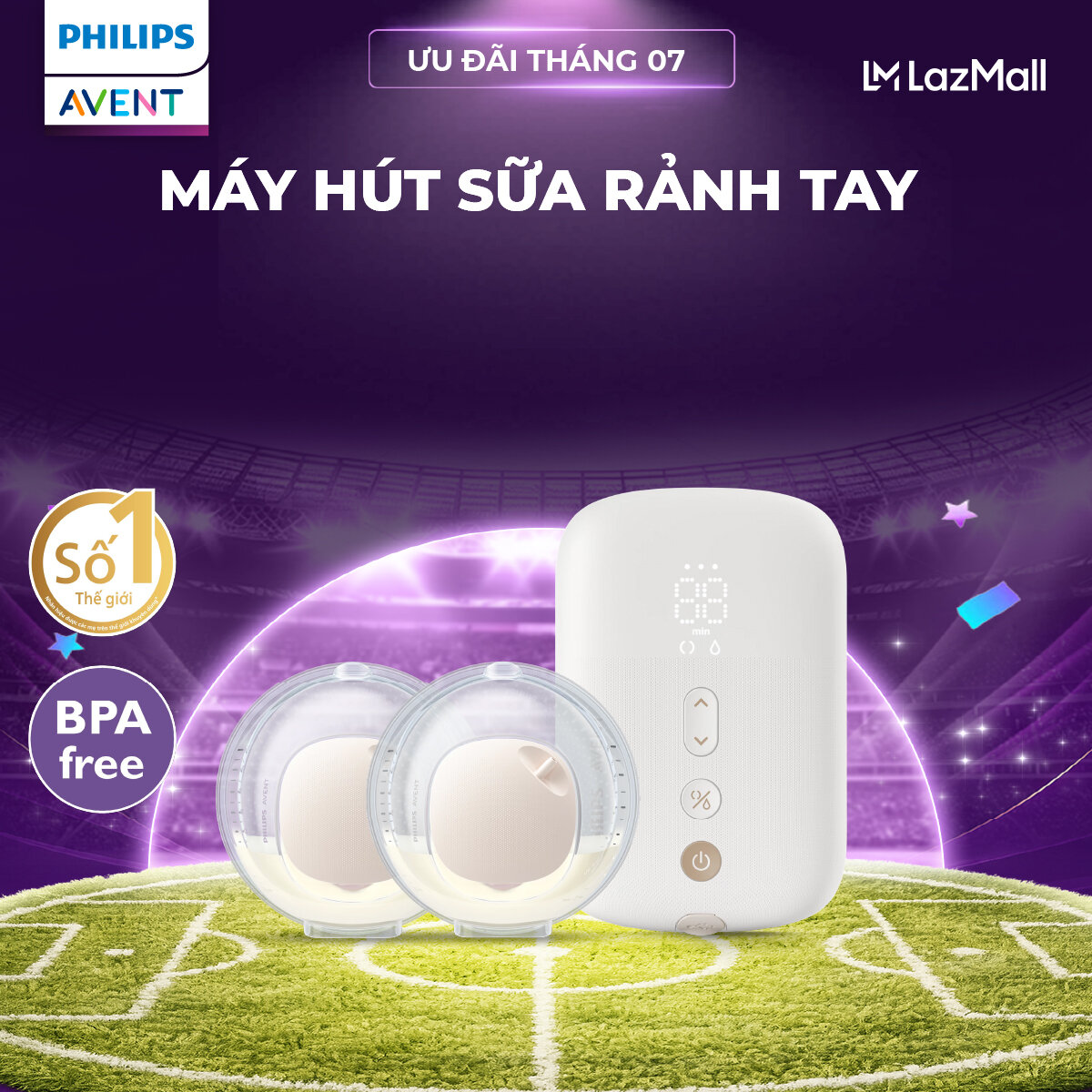 Máy hút sữa rảnh tay Philips Avent - Hút sữa hiệu quả thoải mái tối đa cho mẹ bận rộn.
