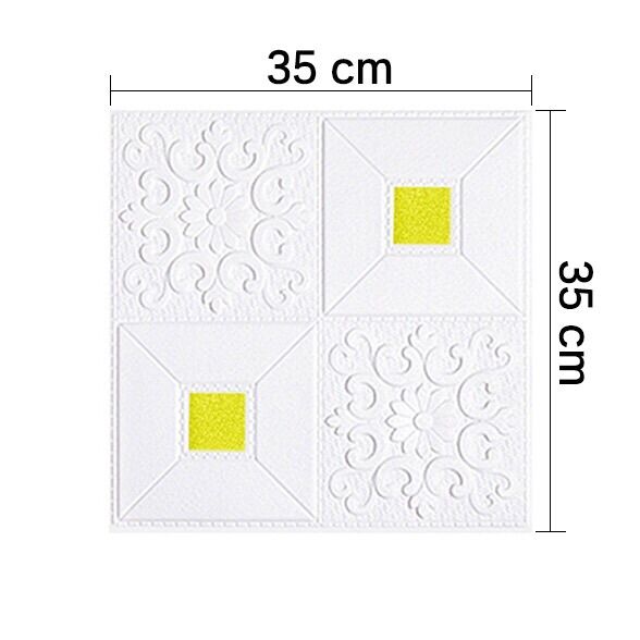 Combo 100 tấm xốp hoa văn tem khổ 35x35cm