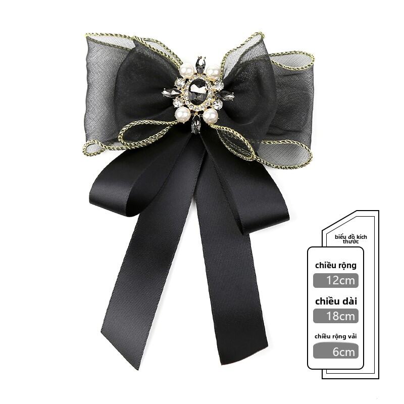 Phụ Kiện Trang Phục Nữ Pure Color Graduation Decor Butterfly Bow Tie Lace Fashion Korean Style Shirt Accessory Necktie