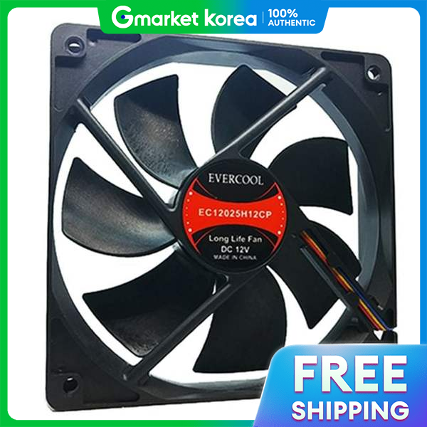 Evercool 120mm Case Fan Cooler Pwm 4-Pin Ec12025H12Cp 120mm Cooler System Cooler Giá 647,250 Đồng*Miễn phí vận chuyển