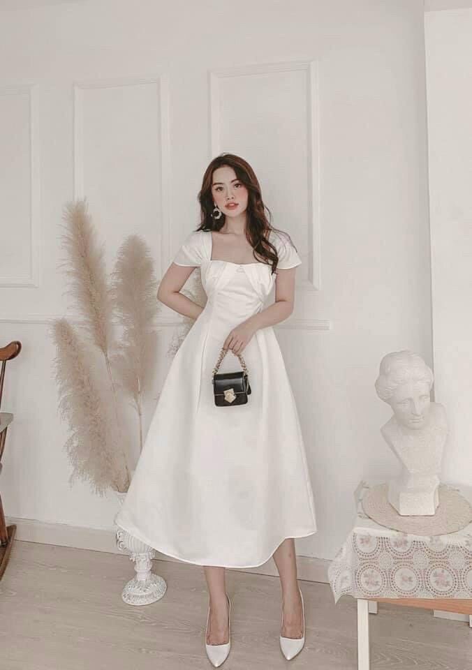 ĐẦM CÚP NGỰC XẾP LY CAO CẤP(CÓ 3 MÀU ĐỦ SIZE SML)