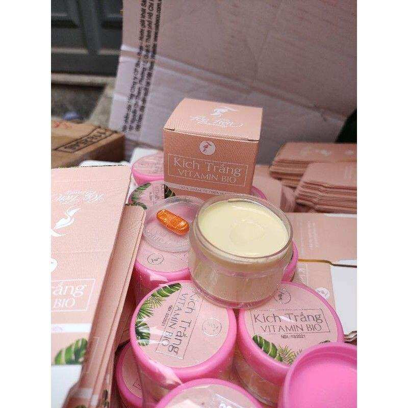 Kem Kích Trắng B10 Tóc Tiên Có Hộp Kèm Viên Kích Trắng
