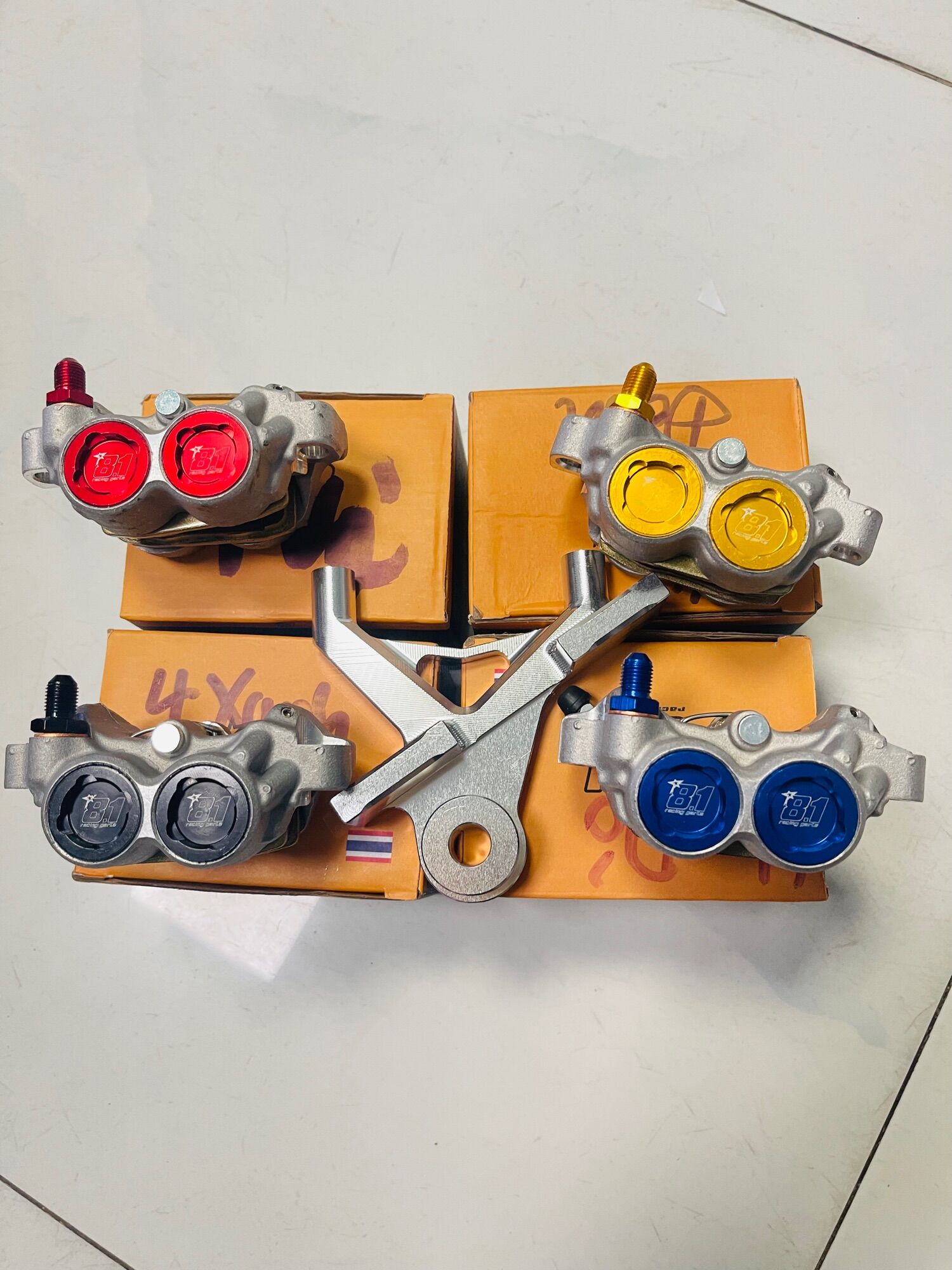 Heo sau 81 racing & pát nhôm cnc cho ex1555/150/135/winner/sonic/raider/satria.