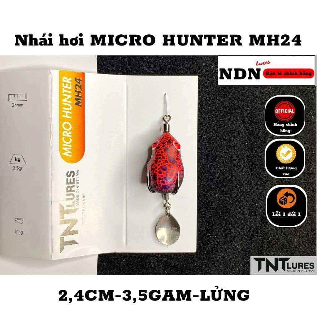 mồi câu lure nhái hơi mini mh24 ( chuyên cho cần ul )