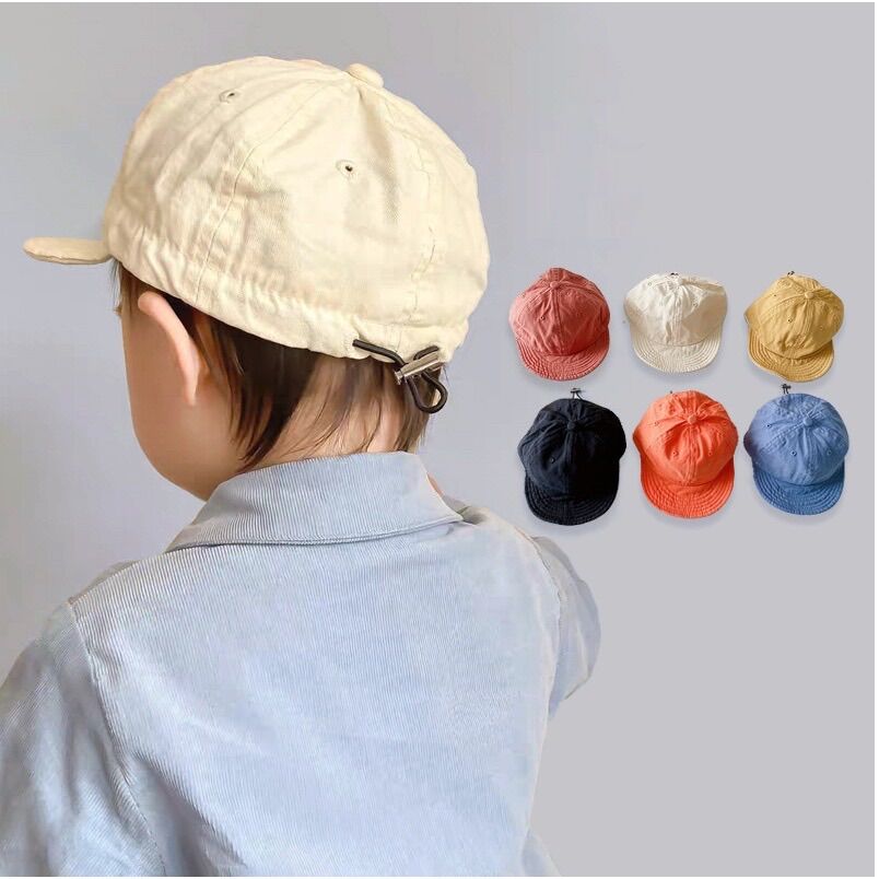 Mũ lưỡi trai mềm vành ngắn cho trẻ em