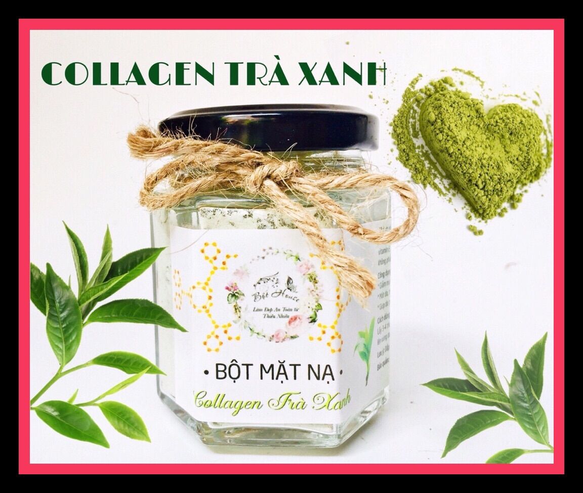 Hũ 60gr mask dẽo đắp mặt nạ trà xanh dưỡng da ngăn ngừa mụn