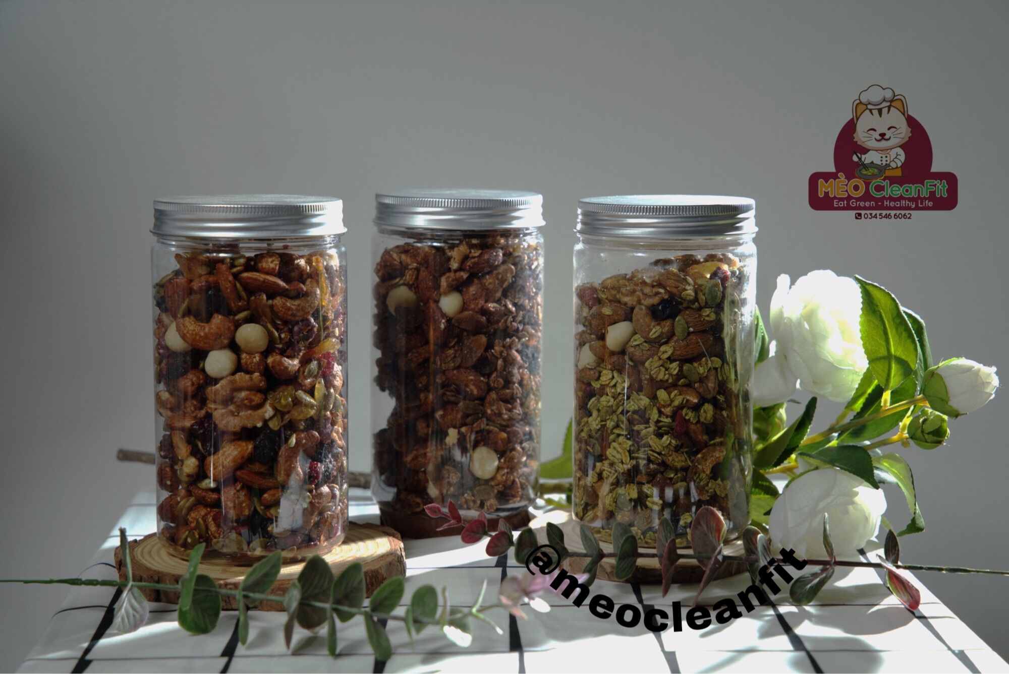 Granola siêu hạt nướng mật ong hũ 500gr