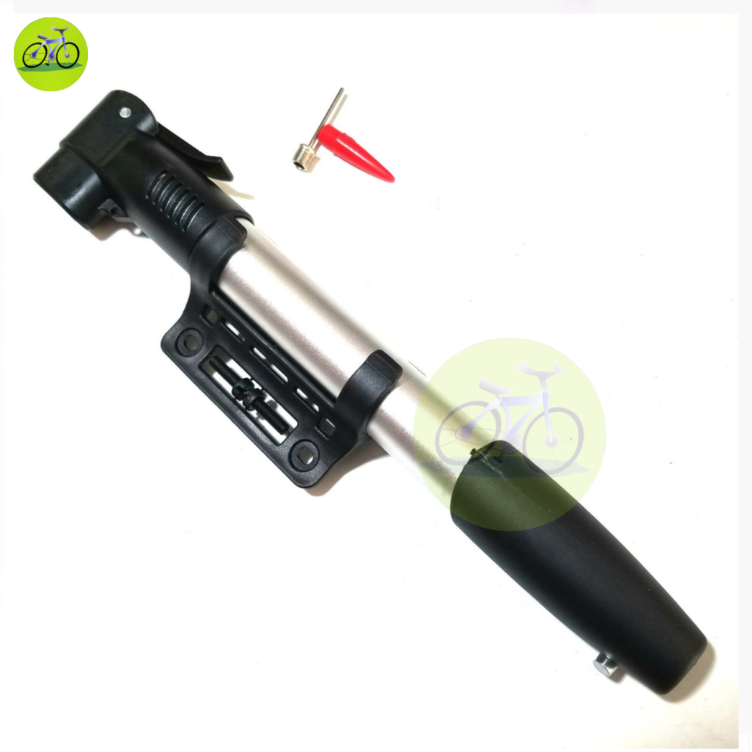 Bơm xe đạp đa năng cầm tay mini hợp kim / Bơm Gắn sườn xe đạp