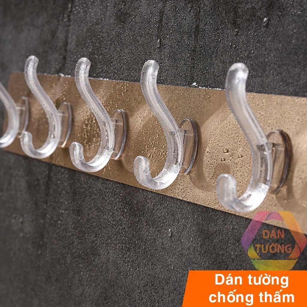 [HCM]Thanh 6 móc dán tường siêu chắc