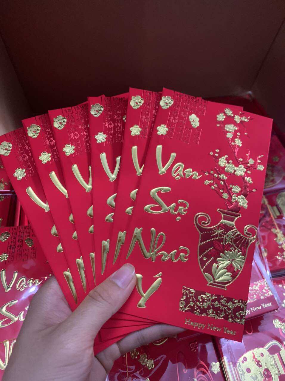 Bao lì xì Tết, 1 cấp 6 cái