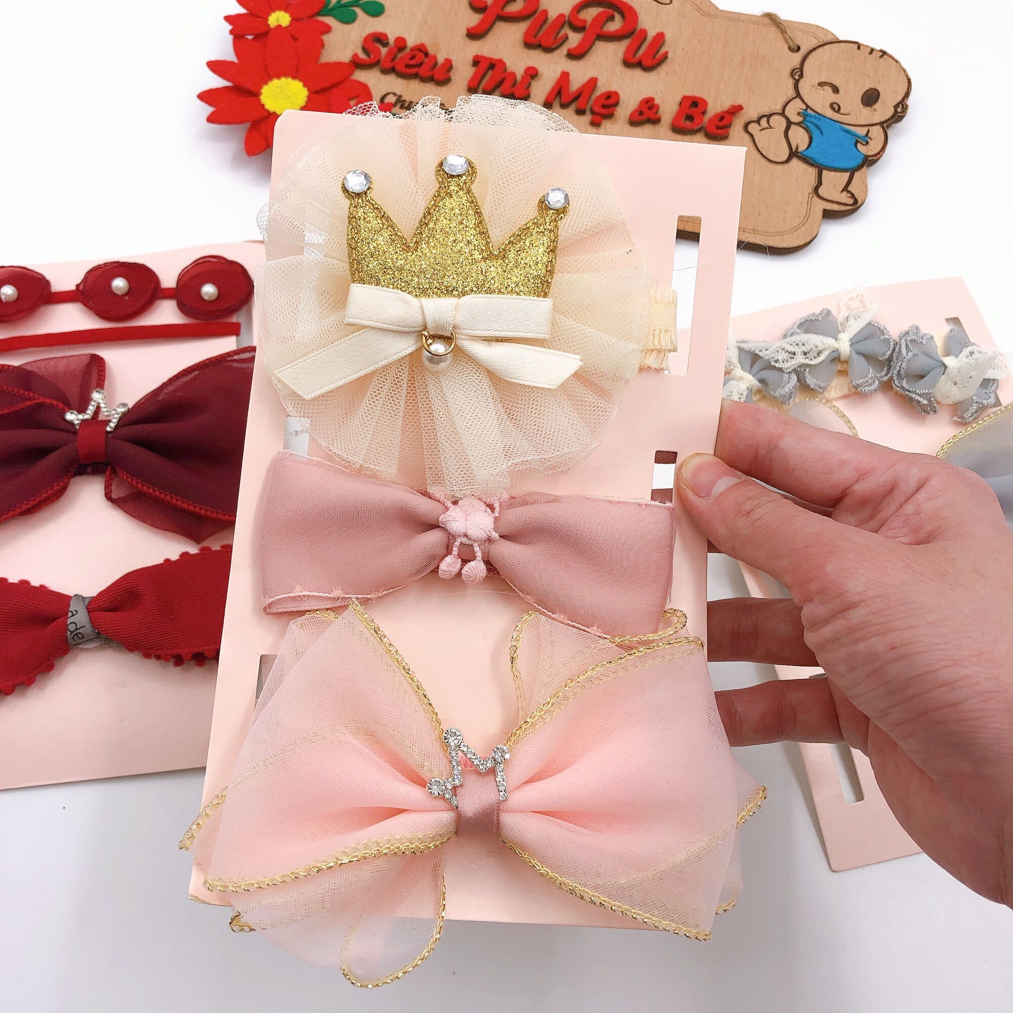 Set 3 Chiếc Băng Đô Dễ Thương Cho Bé