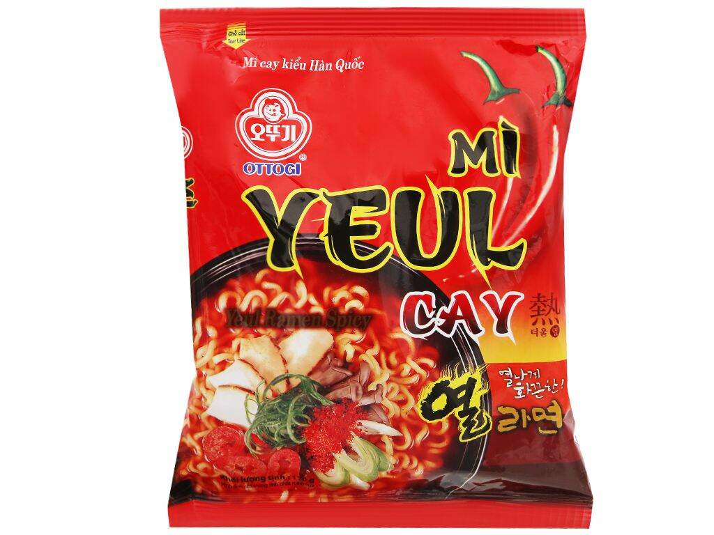 Mỳ Hàn Quốc Ottogi. Combo 4 (20 gói 4 loại)