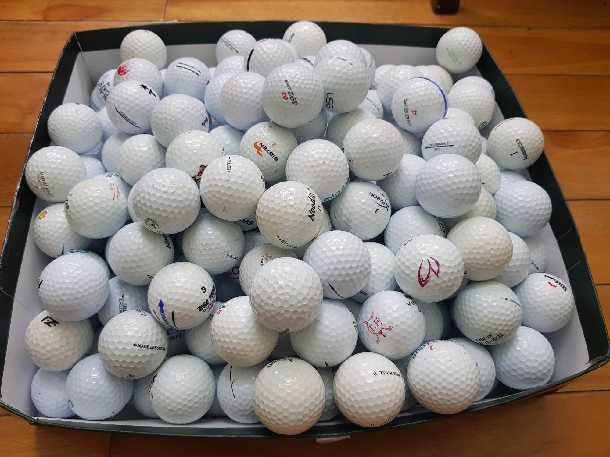 Bóng Golf Cũ Tổng Hợp Set 10 Quả