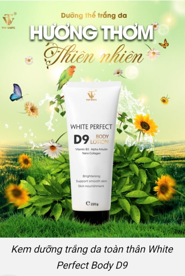 WHITE PERFECT D9 KEM DƯỠNG DA BODY