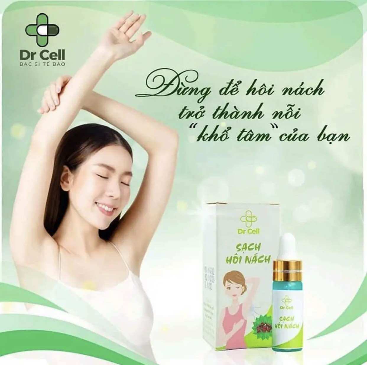 Sạch hôi nách - diệt tận gốc mùi cơ thể - sản phẩm dr cell