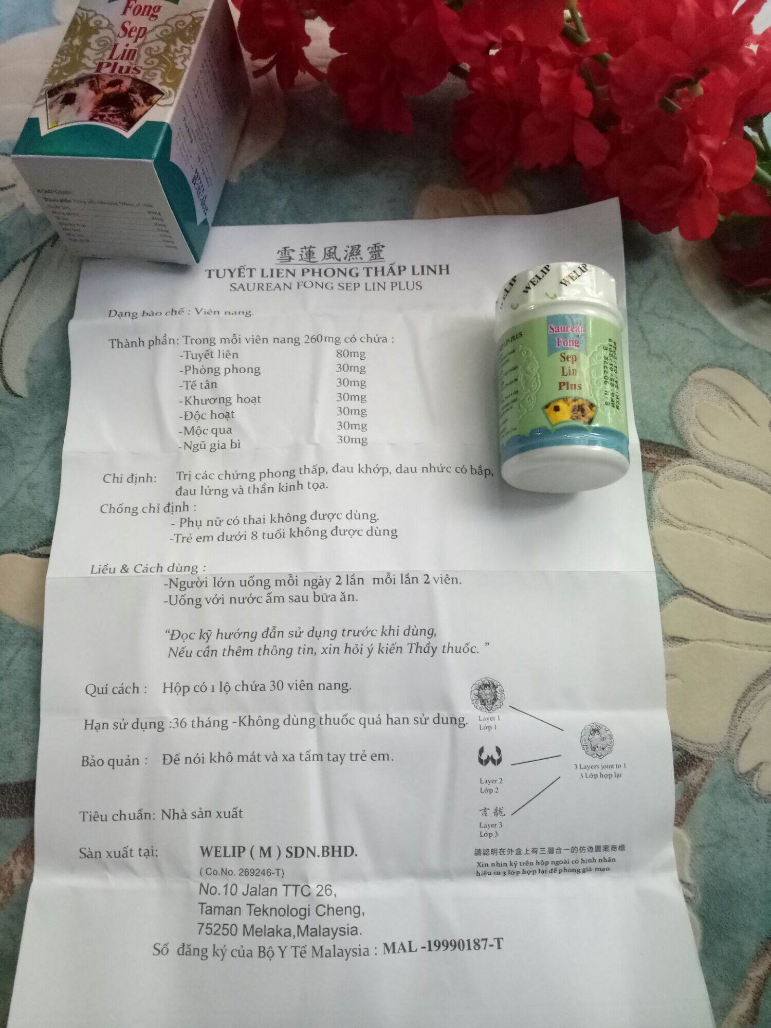 Tuyết liên phong thấp linh plus Malaysia