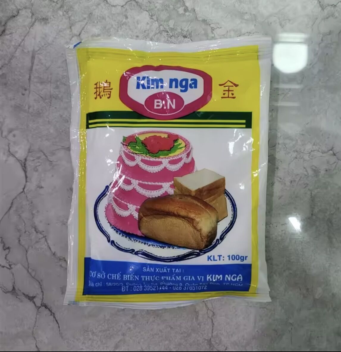 Bột nở làm bánh kim nga 100g
