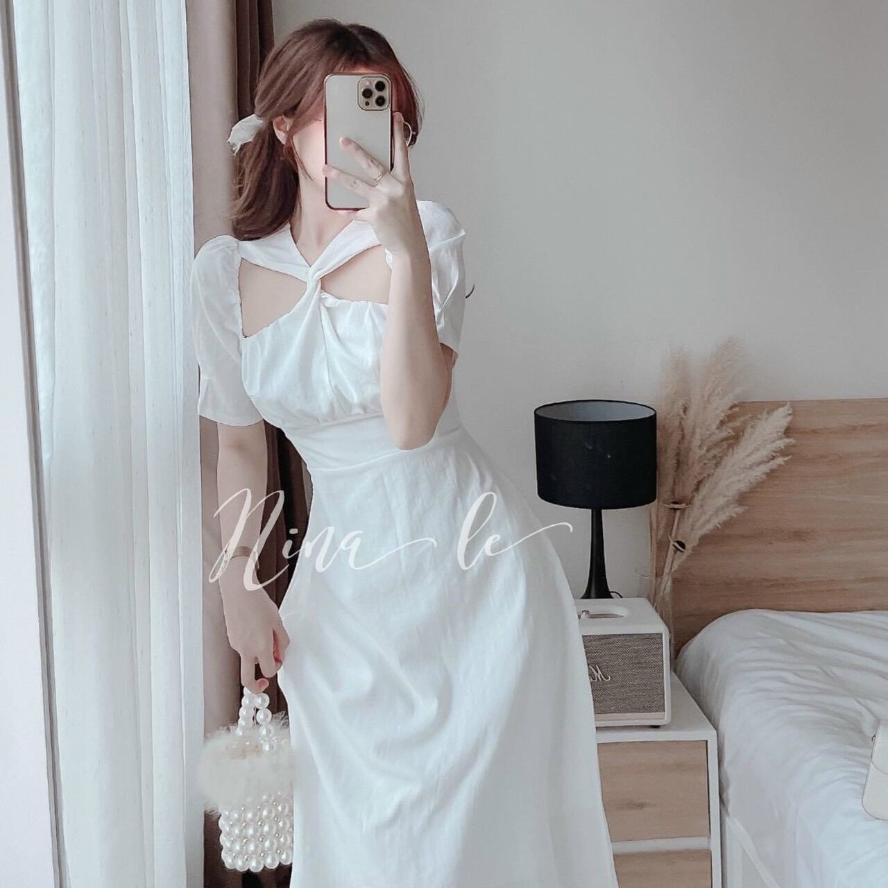 50-90kg Bigsize ĐẦM TIỂU THƯ CỔ XOẮN