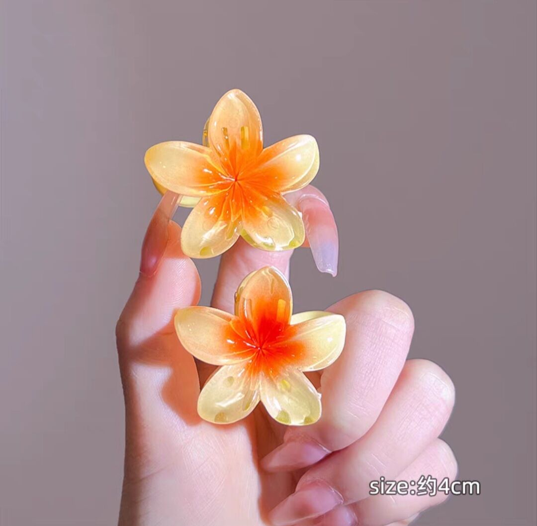 Kẹp hoa sứ size 4cm xinh xắn dễ thương