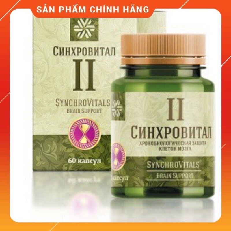 [Hỗ trợ não] Syn 2 thực phẩm bảo vệ sức khoẻ synchrovitals II của siberian