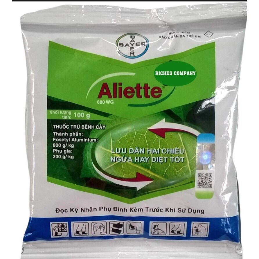 Aliette lưu dẫn 2 chiều cháy lá vi khuẩn sương mai thối gốc 100gr