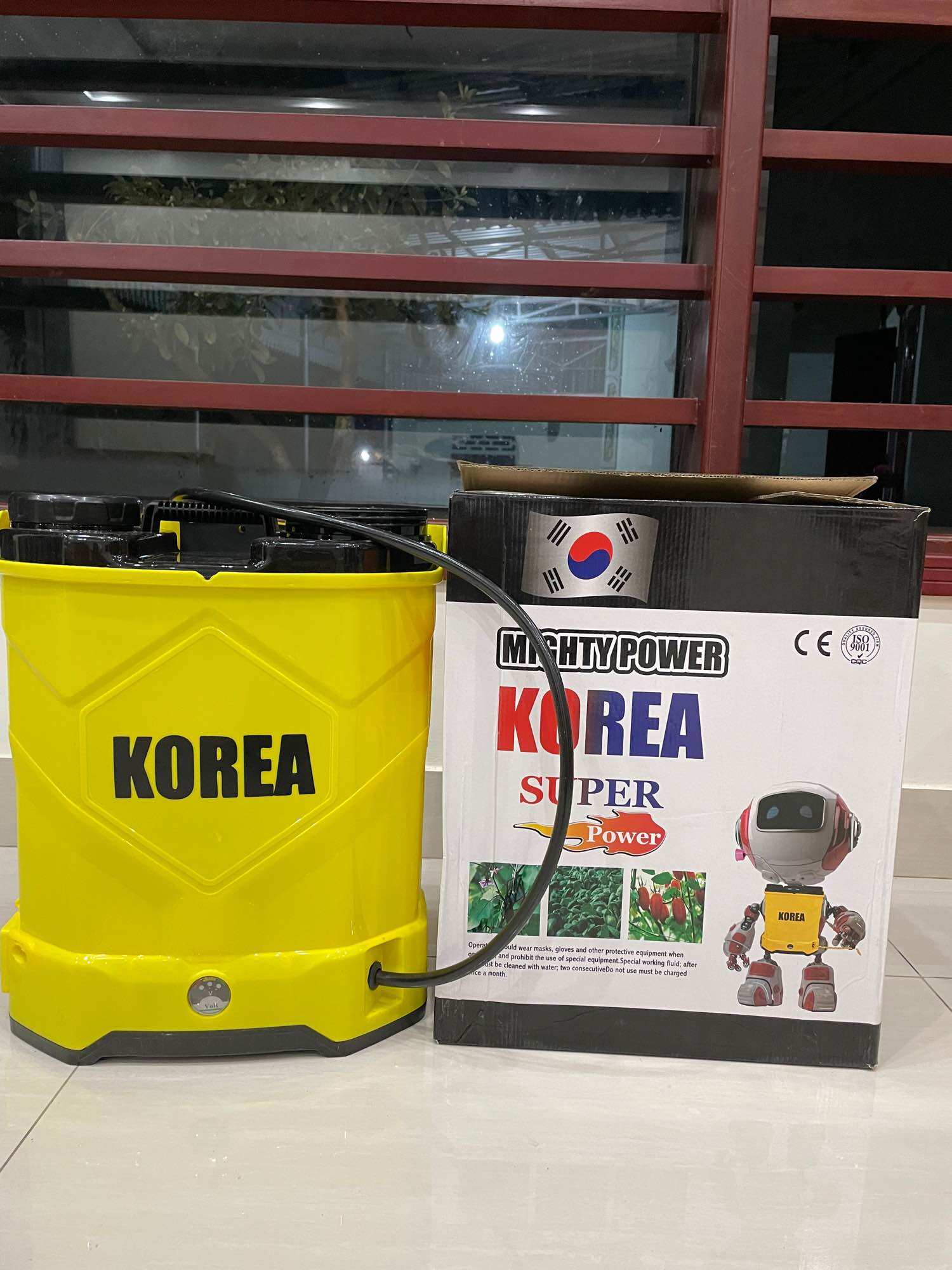 Bình Xịt Điện Korea 10Ah -20L Công Nghệ Nhật Bản