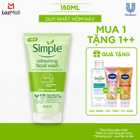 Sữa Rửa Mặt Simple lành tính và hiệu quả cho mọi loại da 150ml