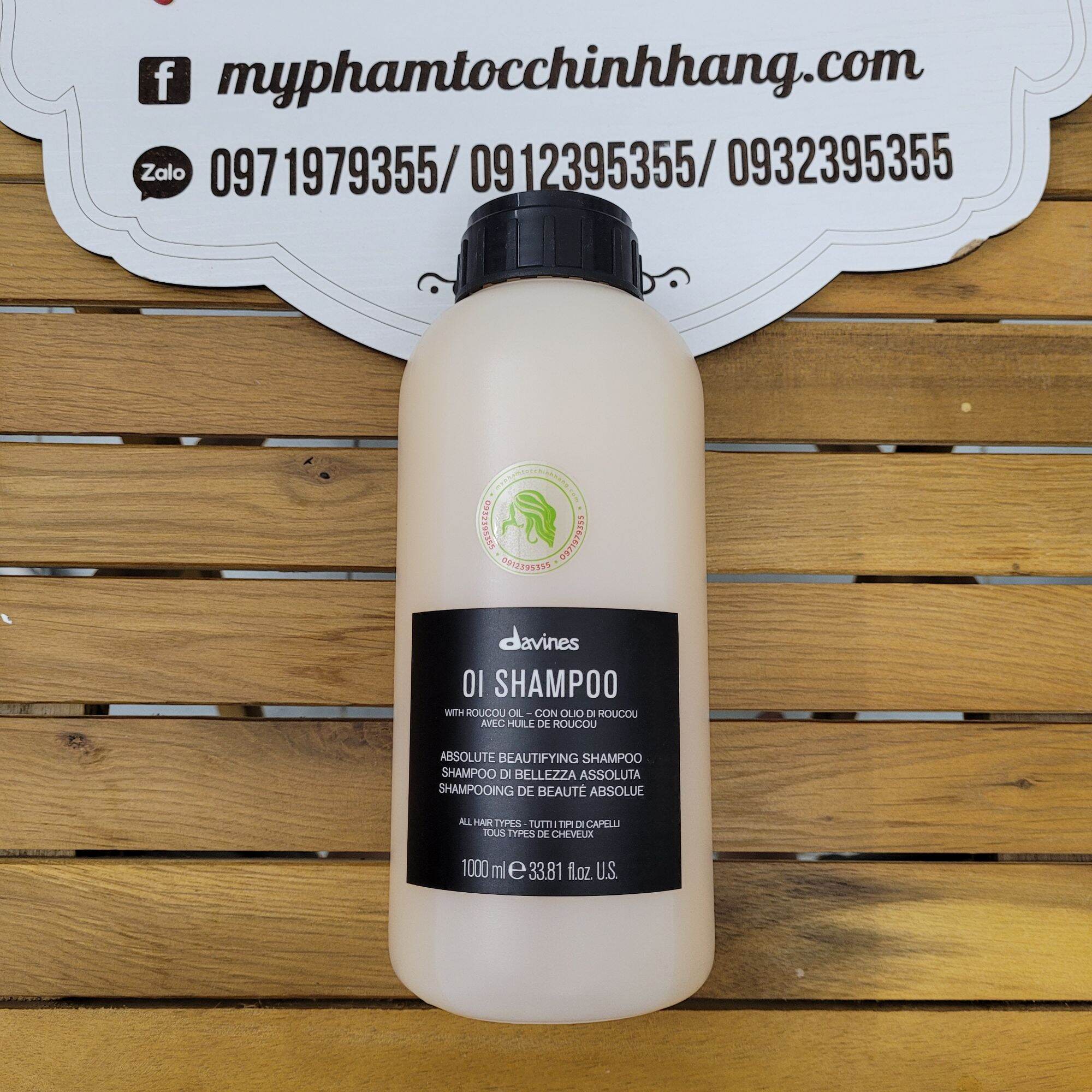 DẦU GỘI/XẢ DAVINES OI ABSOLUTE SUÔN MƯỢT 1000ML