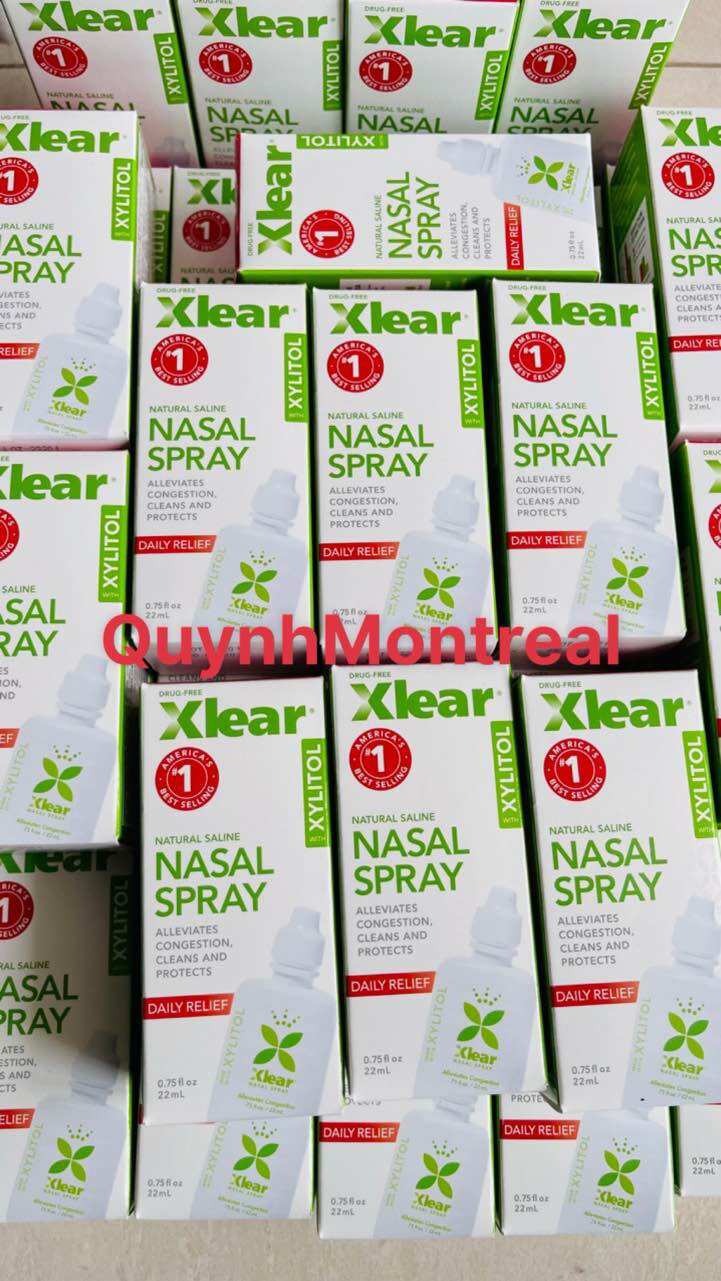 Xịt mũi xlear giúp thông mũi cho bé - 22ml