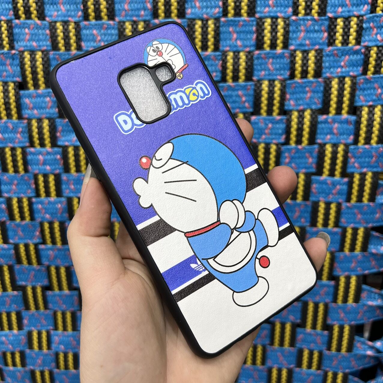 Case ốp lưng Samsung A8 2018 dẻo hình doremon siêu cute bảo vệ camera