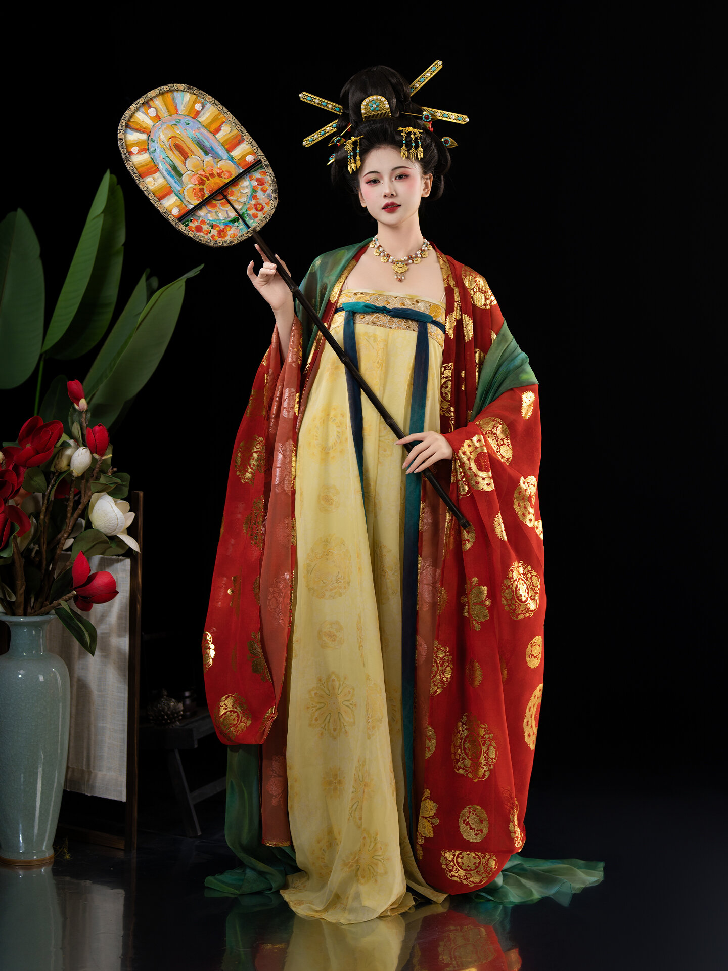 Bộ Áo Hanfu Phục Hồi Kiểu Đường Slimming